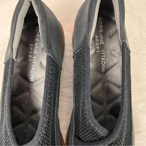 Adrienne Vittadini Sport Trask Black Slip On 7.5 Comfort Shoes Ballet Flats - Picture 9 of 9